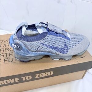 Nike Kids Blue and Gray Boots